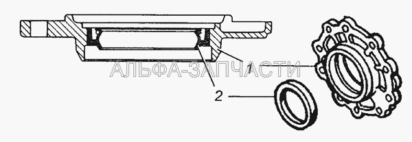 5320-2402050 Крышка стакана в сборе  