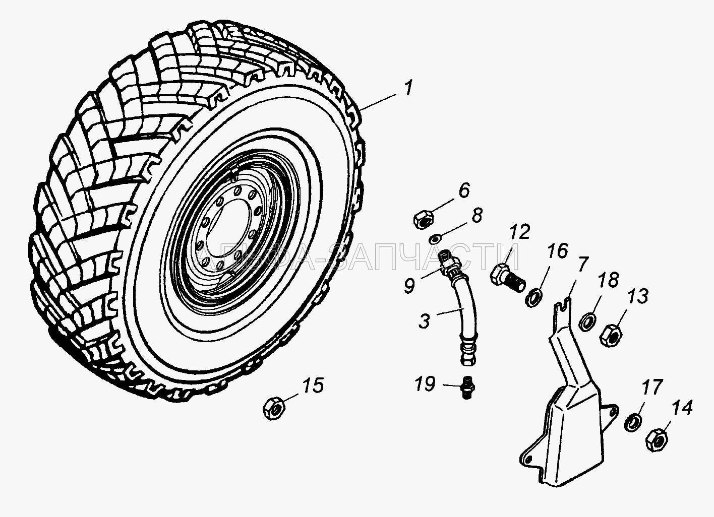 4310-3101002-20 Установка колес  