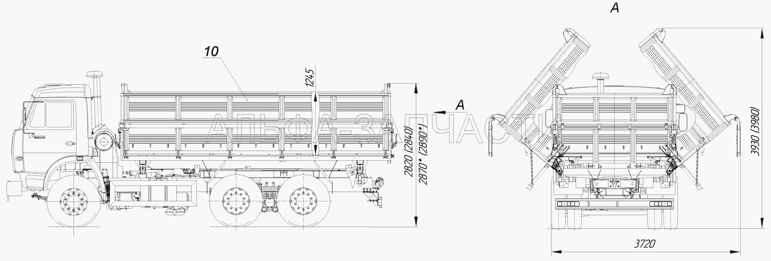 45143-0000012-15 Автомобиль-самосвал КАМАЗ-45143  