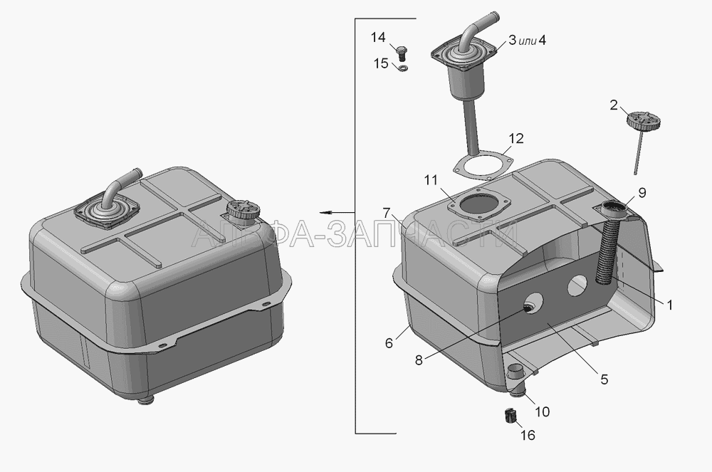 45143-8608010 Бак масляный  