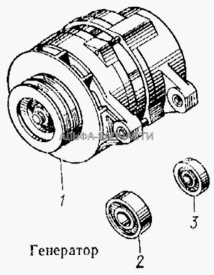 Генератор (1112.3702010 Регулятор напряжения) 