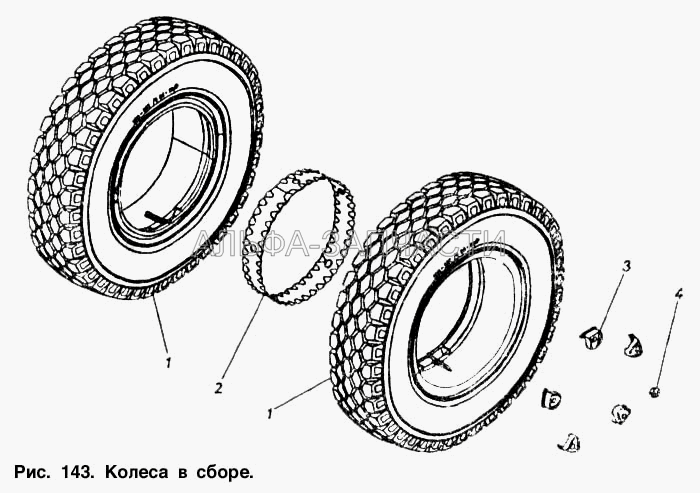 Колеса в сборе  