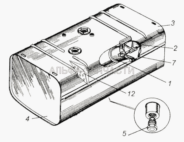 Бак топливный  