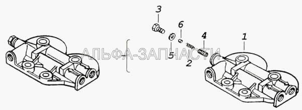 Крышка фильтра (740.1117027 Крышка в сборе) 