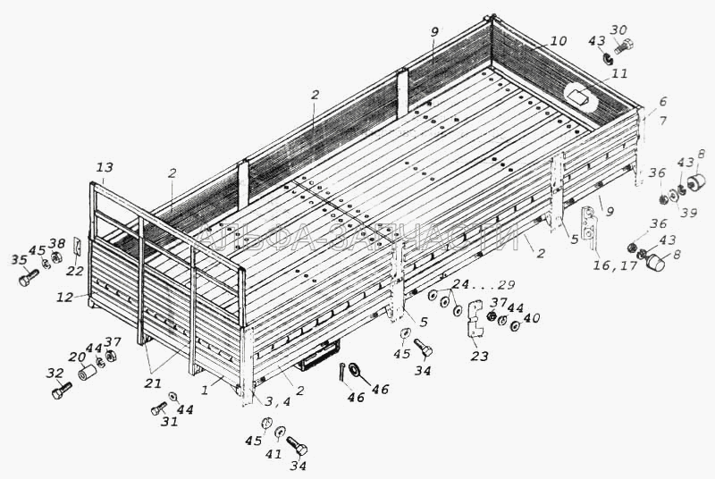 Платформа (1/59777/31 Болт М14х1,5-6gх75) 