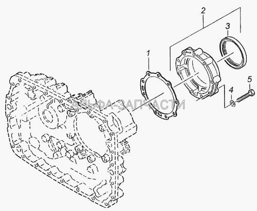 Картер планетарной передачи  