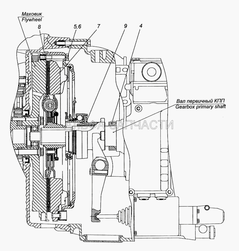 Установка сцепления MFZ-430  