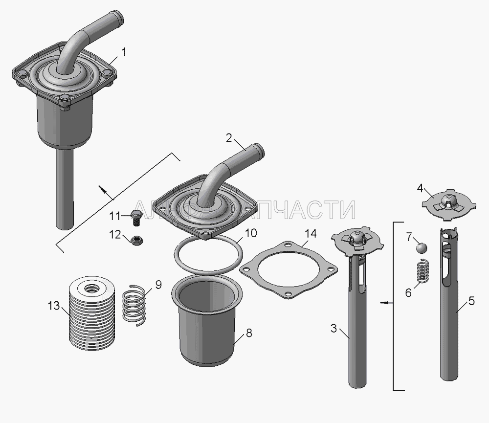 5511-8608310 Фильтр маслобака (5511-8608310 Фильтр в сборе) 