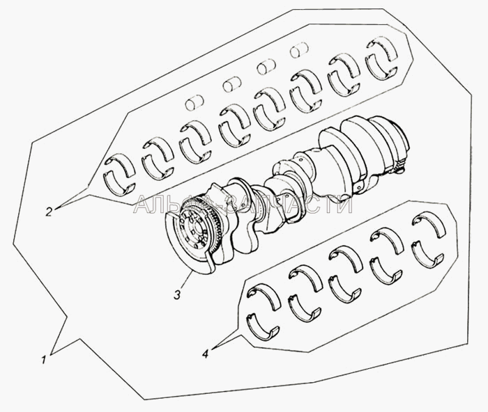 Коленвал (комплекты для запасных частей)  