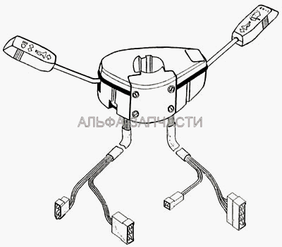 Подрулевой переключатель света (89.3709000 Комбинированный переключатель) 