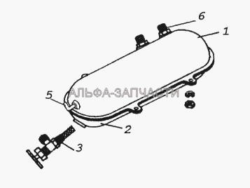 Бачок топливный  