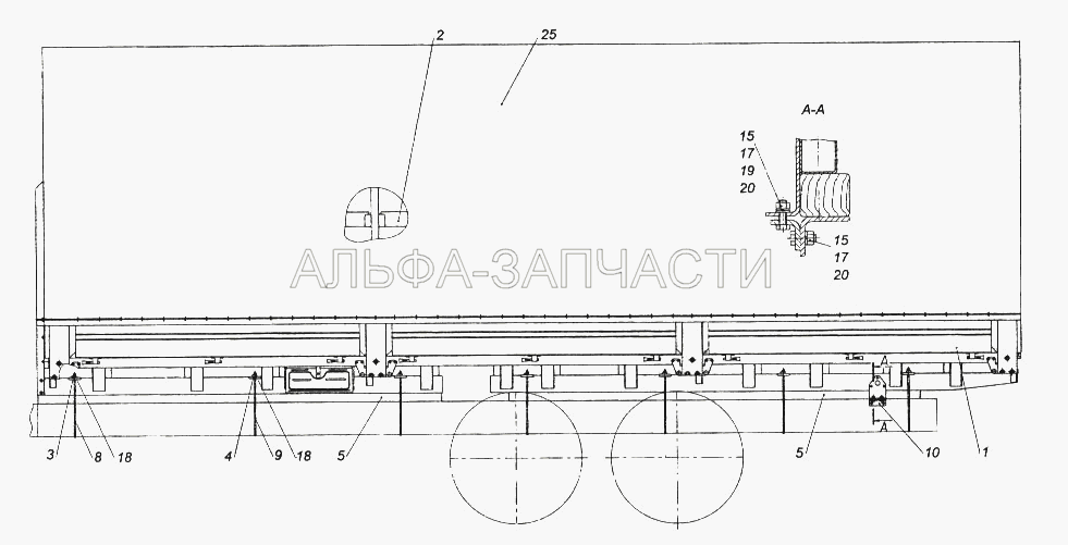 Установка платформы (1/61015/11 Гайка М12х1,25-6Н) 