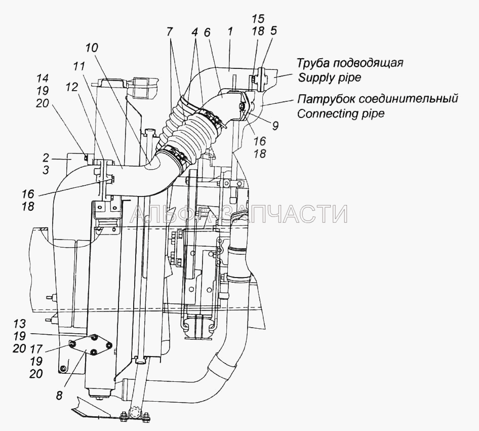 Установка системы ОНВ (1/05166/73 Шайба 8 пружинная) 