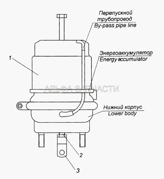 Тормозная камера тип 30/24  