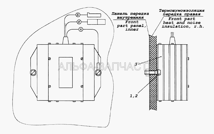 Установка преобразователя напряжения  