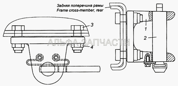 Установка буксирной вилки (853528 Гайка М20х1,5-6Н) 