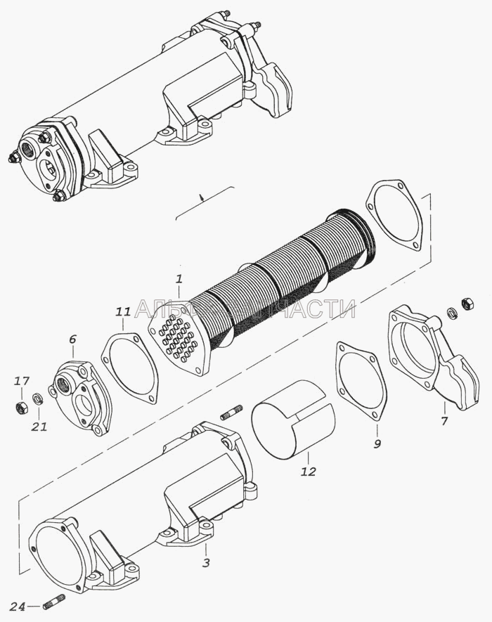 740.20-1013200-10 Теплообменник масляный  