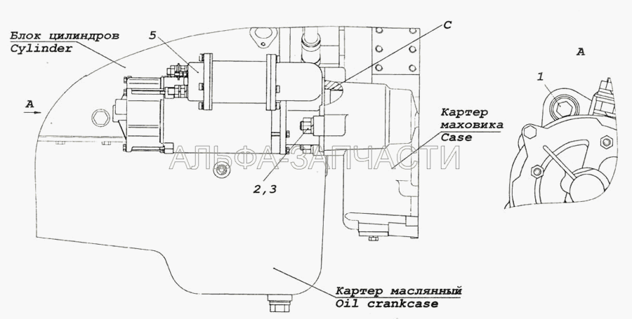 740.50-3708005 Установка стартера  