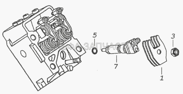 740.50-1112000 Установка форсунки  