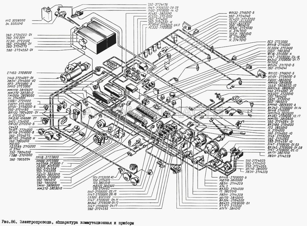 Электропровода, аппаратура коммутационная и приборы (П147-3709000-02.17 Переключатель датчиков давления масла двигателя и турбины) 