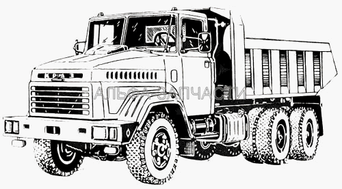 Общий вид автомобиля КрАЗ-65032 (650321)  