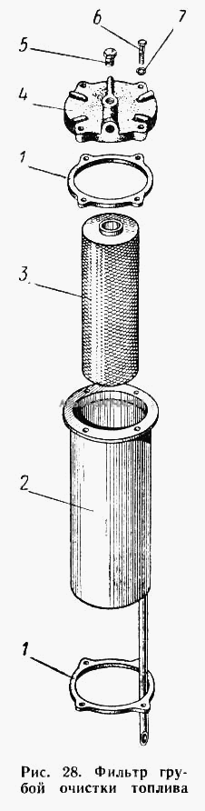 Фильтр грубой очистки топлива  