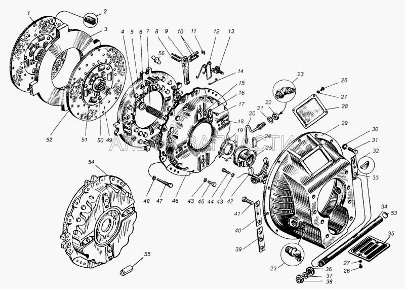 Сцепление ЯМЗ-236К  