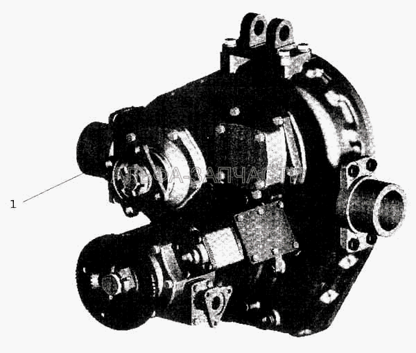 Центральный редуктор отбора мощности автомобилей МАЗ-630305, МАЗ-533702  