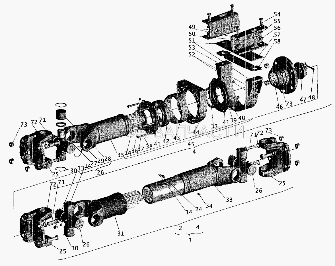 Карданные передачи (374964 Гайка М42х2-5Н6Н) 