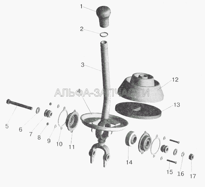 Рычаг (64221-1703618 Ось) 