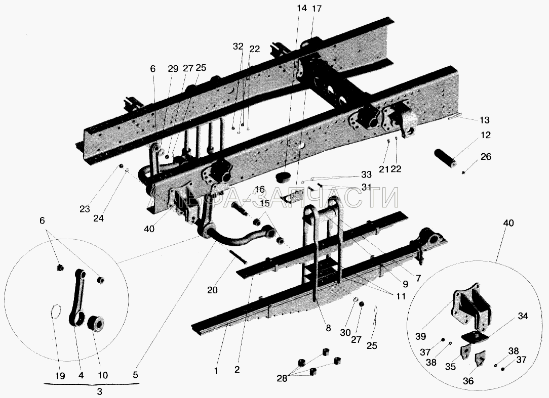 Подвеска задняя 54321-2900002-10  