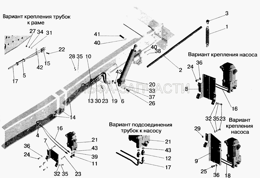 Механизм подъема кабины  