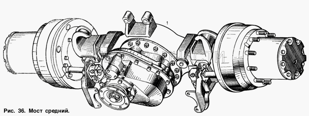 Мост средний (64221-2500012-20 Мост средний) 