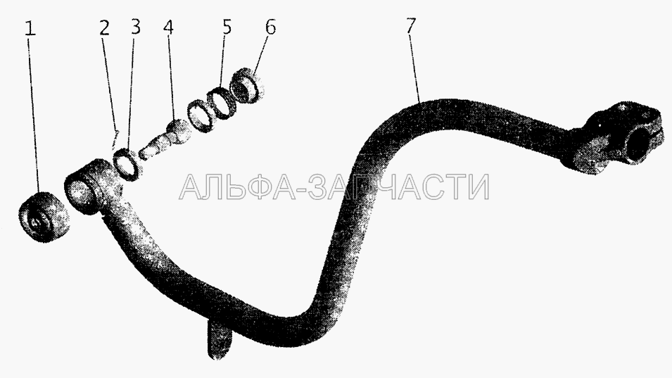 Хвостовик 6430-1703448-040 (5336-1703580 Палец шаровой) 