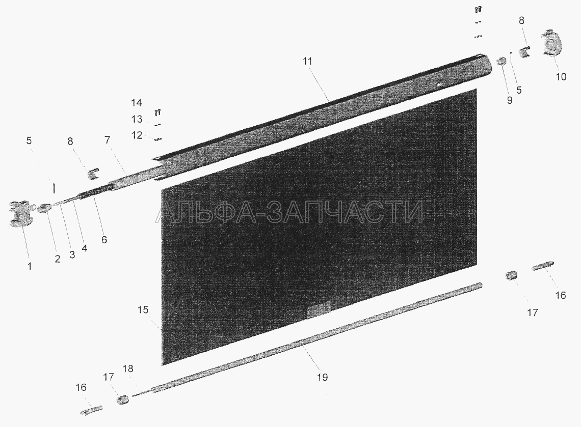 Штора противосолнечная 6430-8204110  