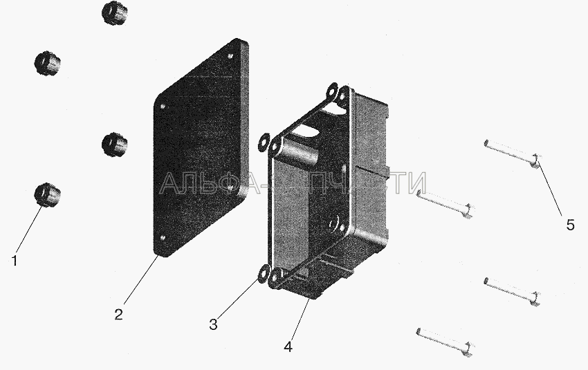 Коробка задних фонарей (64221-3724514 Основание) 