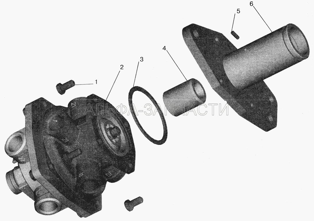 Тормозной кран (377355 Штифт 4х12) 