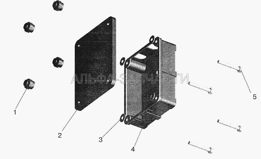 Коробка задних фонарей (64221-3724514 Основание) 