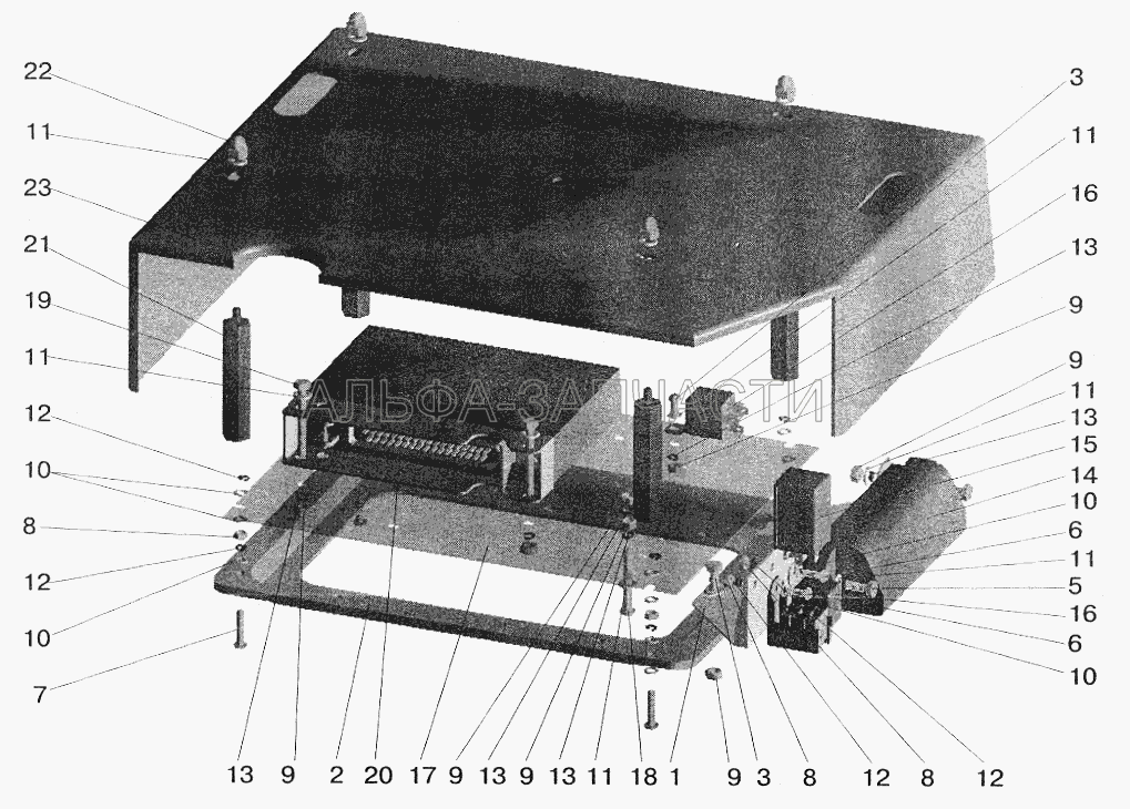 Установка электронных блоков АБС БПО «ЭКРАН» на автомобилях МАЗ-555102, 551605, 551603  