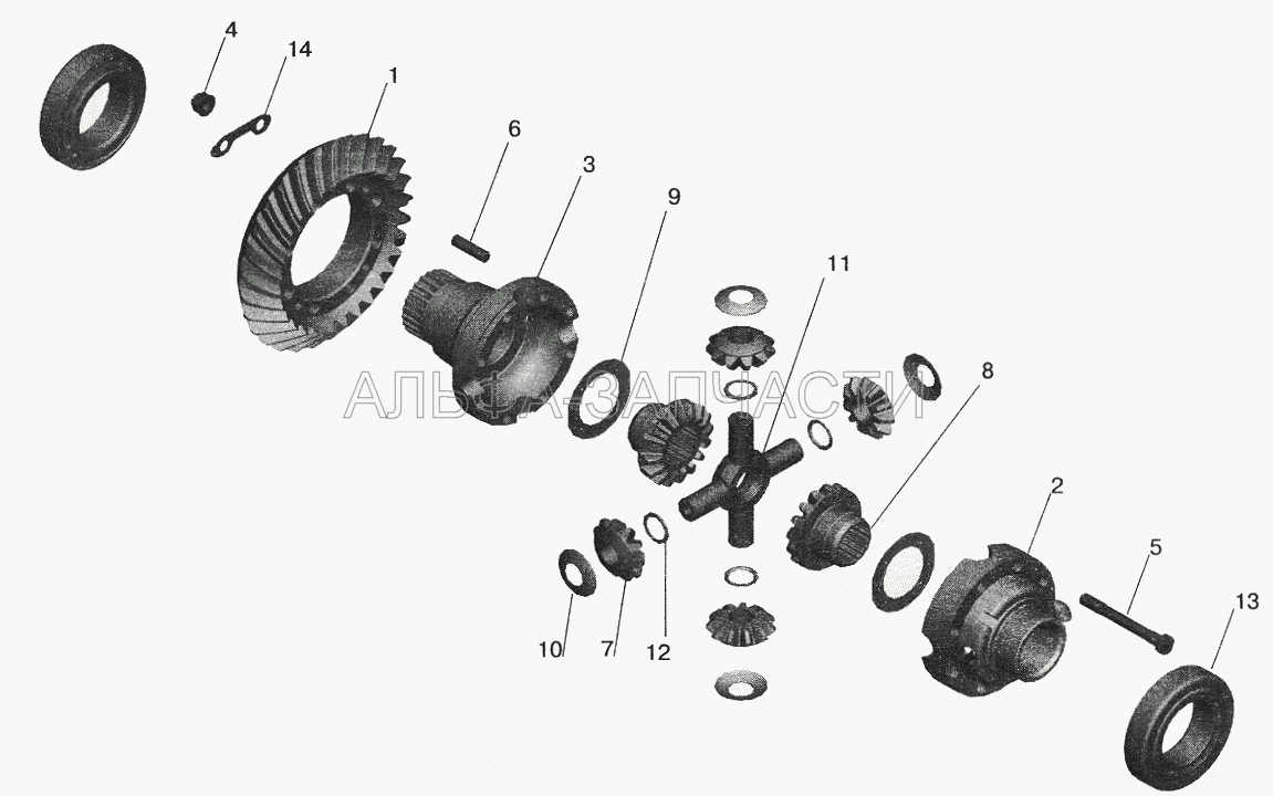 Редуктор заднего моста. Дифференциал  