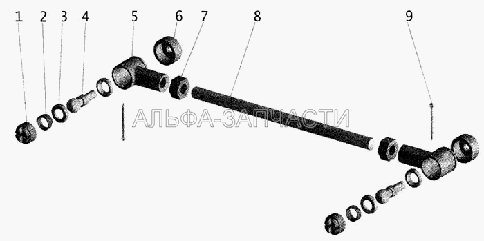 Тяга (5336-1703504 Палец шаровой) 