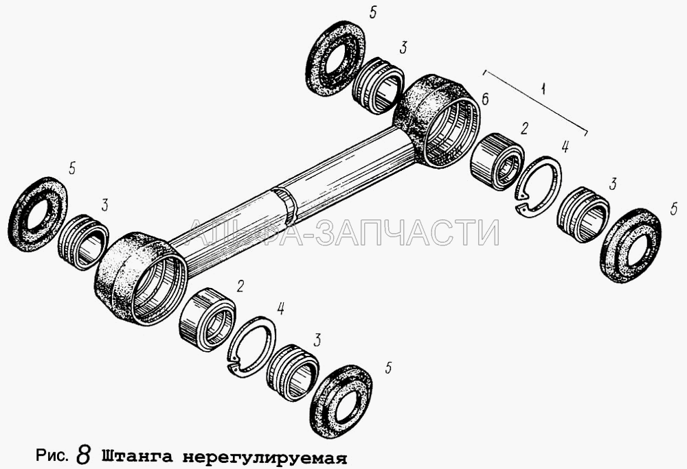 Штанга нерегулируемая  