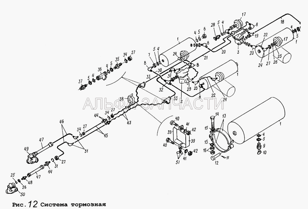 Система тормозная  