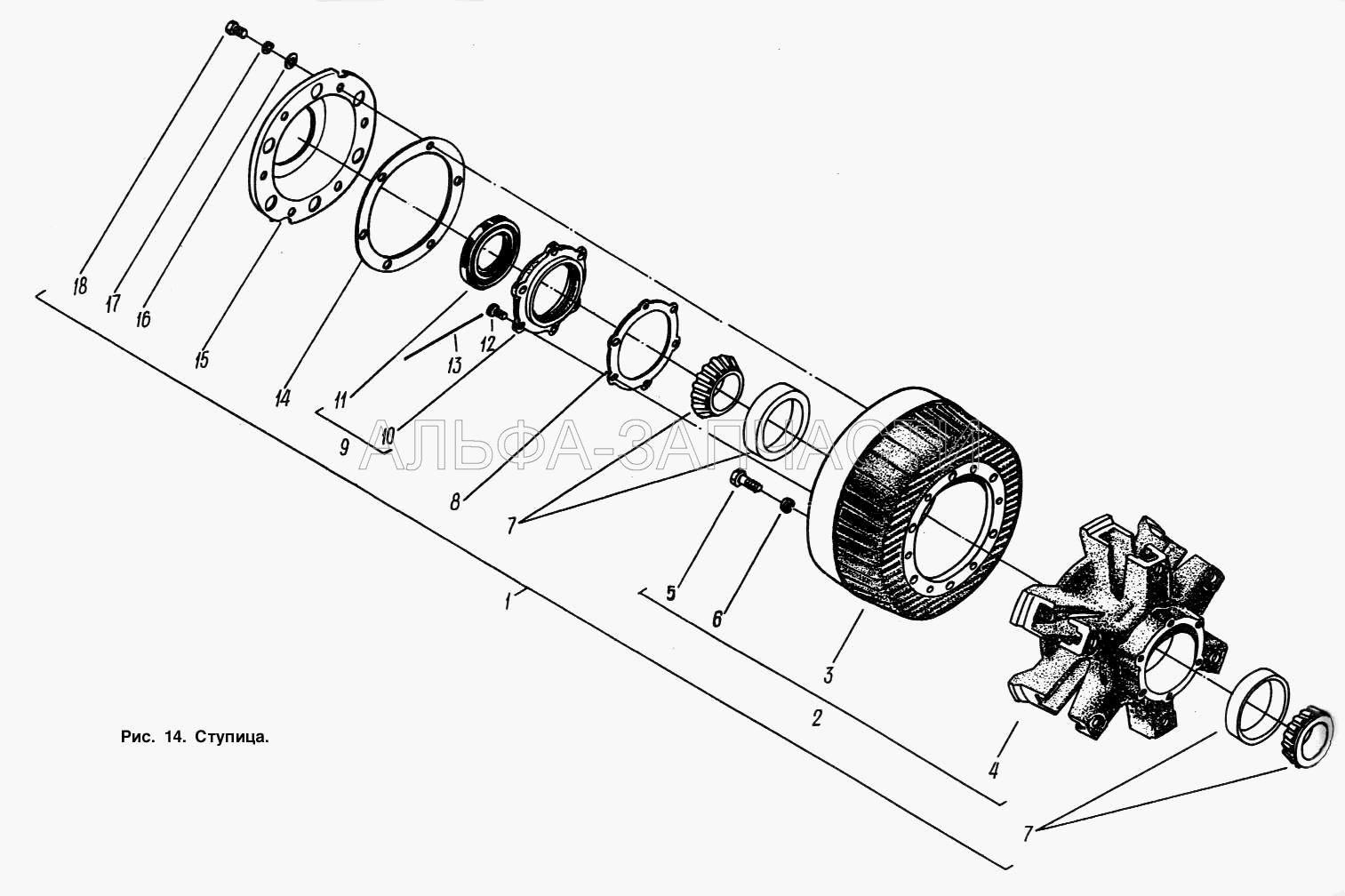 Ступица (500-3502076-10 Маслоуловитель) 