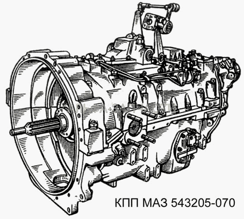 КПП МАЗ 543205-070  