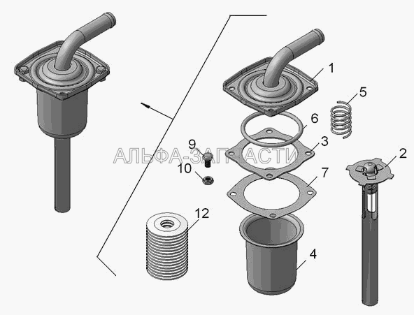 5511-8608310 Фильтр маслобака  