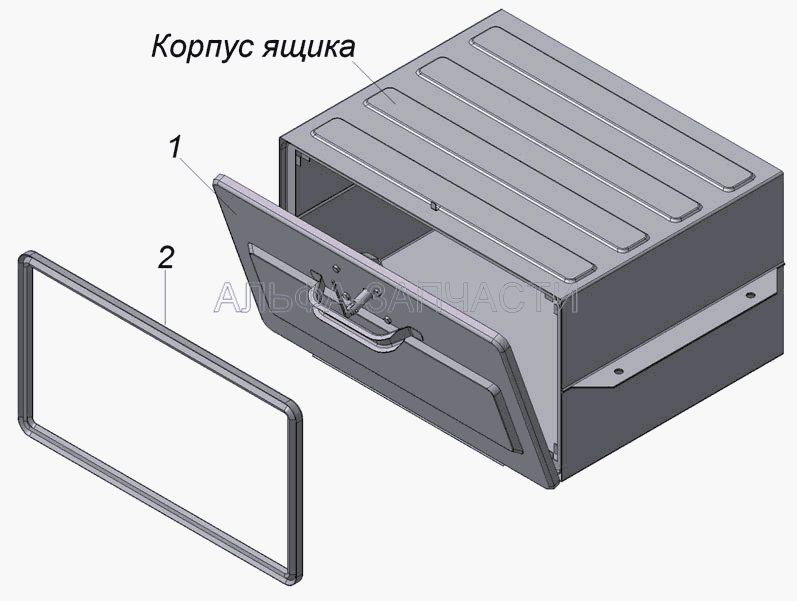 6606-3919010 Ящик для ЗИП в сборе  