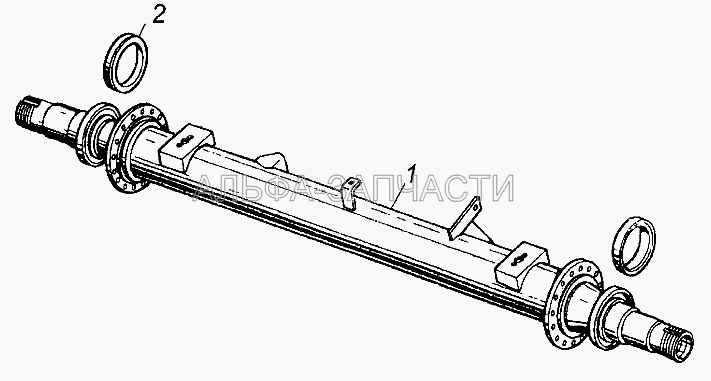 Балка оси передняя  