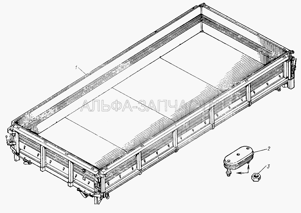 Платформа (503-8501300А1 Амортизатор в сборе) 