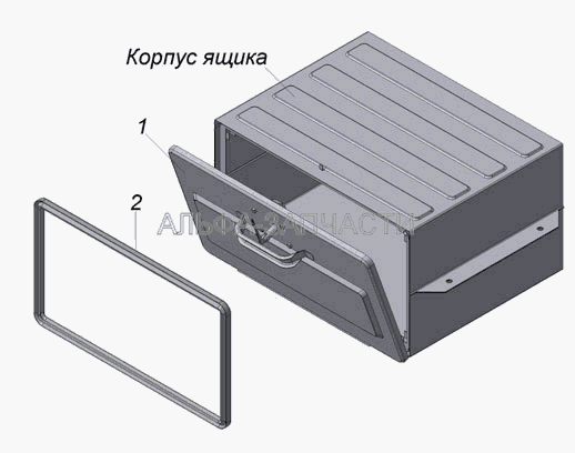 6606-3919010 Ящик для ЗИП в сборе  